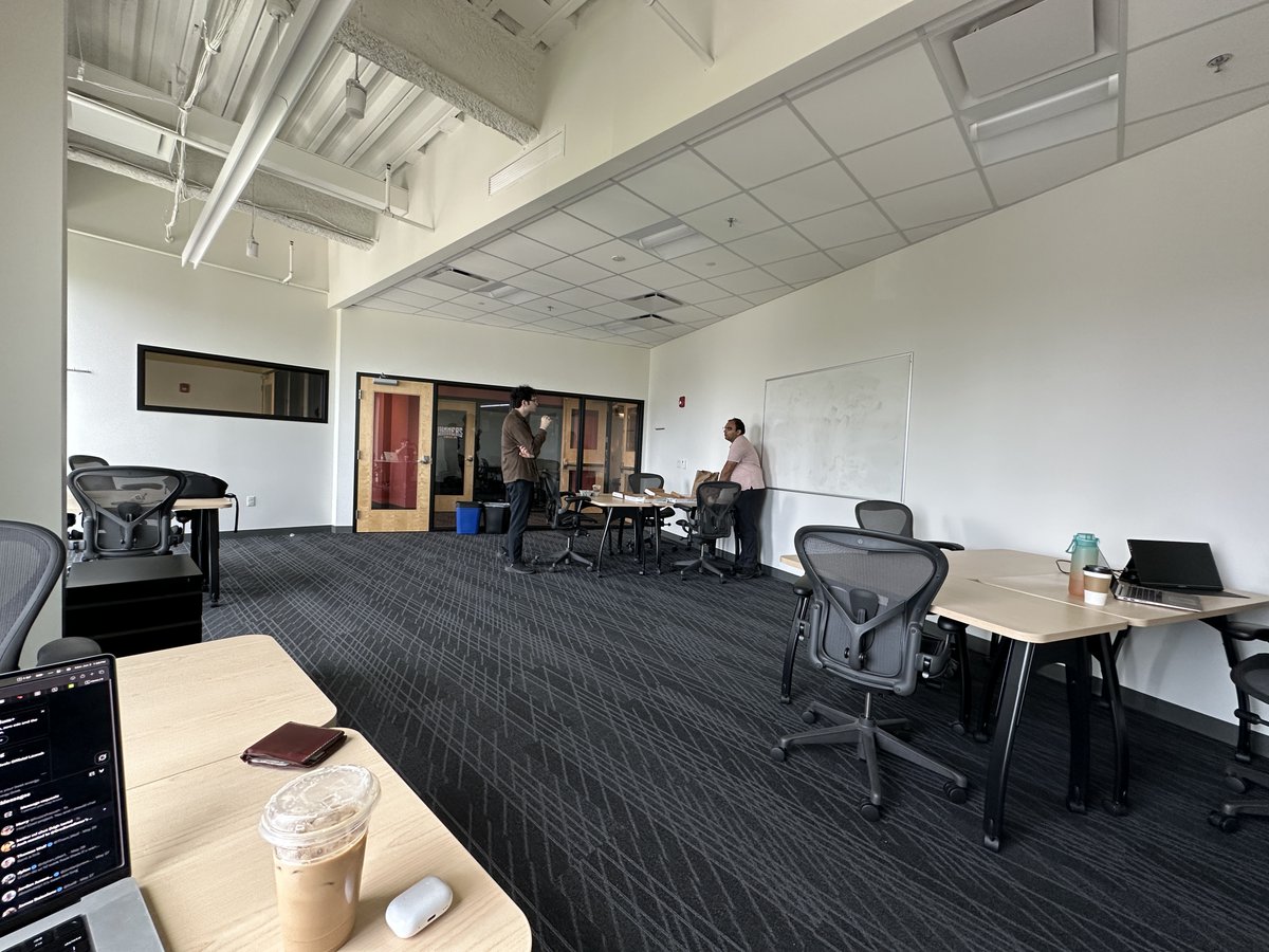 BTW, for those that don't know I started a new company. @openworldlabs. We're making open science world models and we've already had a few releases. We even have an office space already with a few REs :)