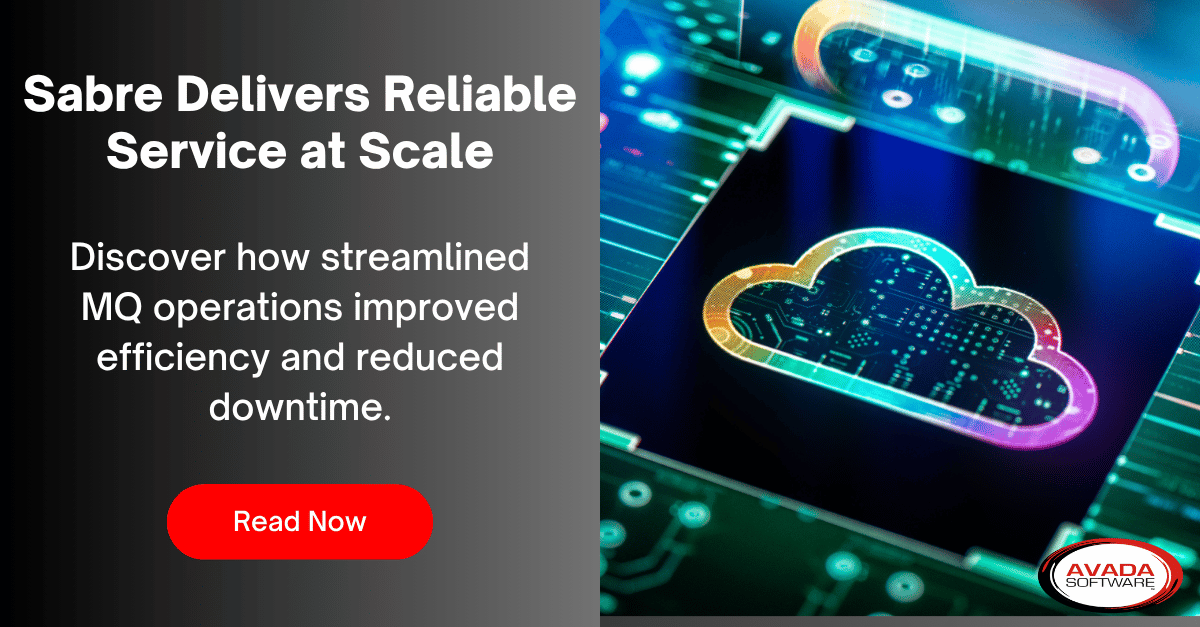 Sabre optimized their complex IBM MQ environment to boost efficiency, cut downtime, and deliver more reliable service to customers.

Read the full case study here: hubs.la/Q03qd58X0