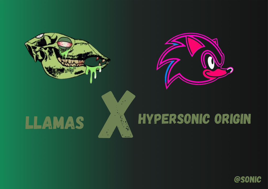 Sonic Llamas (@sonic_llamas) on Twitter photo 🚨 Partnership Announcement 🚨
We’re thrilled to team up with <a href="/HyperSonicSyst/">HyperSonicOrigin</a> for an epic collab! 🔥
To celebrate, we’re giving away 10 WL spots for their upcoming mint! 🌭🍔
5 WL spot will go to top 5 $SLL token!
5 WL for public!
How to enter:
1️⃣ Like ❤️
2️⃣ Retweet 🔁 🚨 Partnership Announcement 🚨
We’re thrilled to team up with <a href="/HyperSonicSyst/">HyperSonicOrigin</a> for an epic collab! 🔥
To celebrate, we’re giving away 10 WL spots for their upcoming mint! 🌭🍔
5 WL spot will go to top 5 $SLL token!
5 WL for public!
How to enter:
1️⃣ Like ❤️
2️⃣ Retweet 🔁
