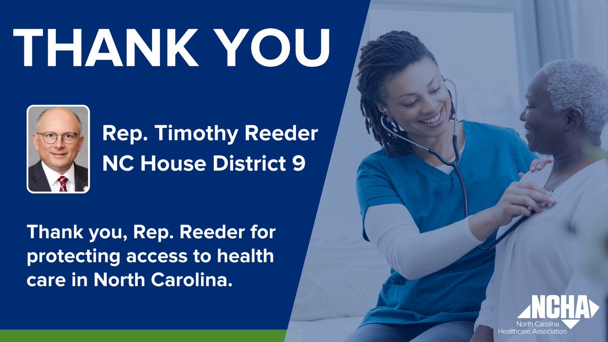 NCHA Government Relations (@nchagovrel) on Twitter photo Thank you, <a href="/timreedernc/">Dr Tim Reeder</a>, for protecting health care access in NC. As a doctor, your support is meaningful in advancing policies that prioritize patients. We appreciate your leadership on The CARE FIRST Act and look forward to continuing this important work together. #ncpol #ncha Thank you, <a href="/timreedernc/">Dr Tim Reeder</a>, for protecting health care access in NC. As a doctor, your support is meaningful in advancing policies that prioritize patients. We appreciate your leadership on The CARE FIRST Act and look forward to continuing this important work together. #ncpol #ncha