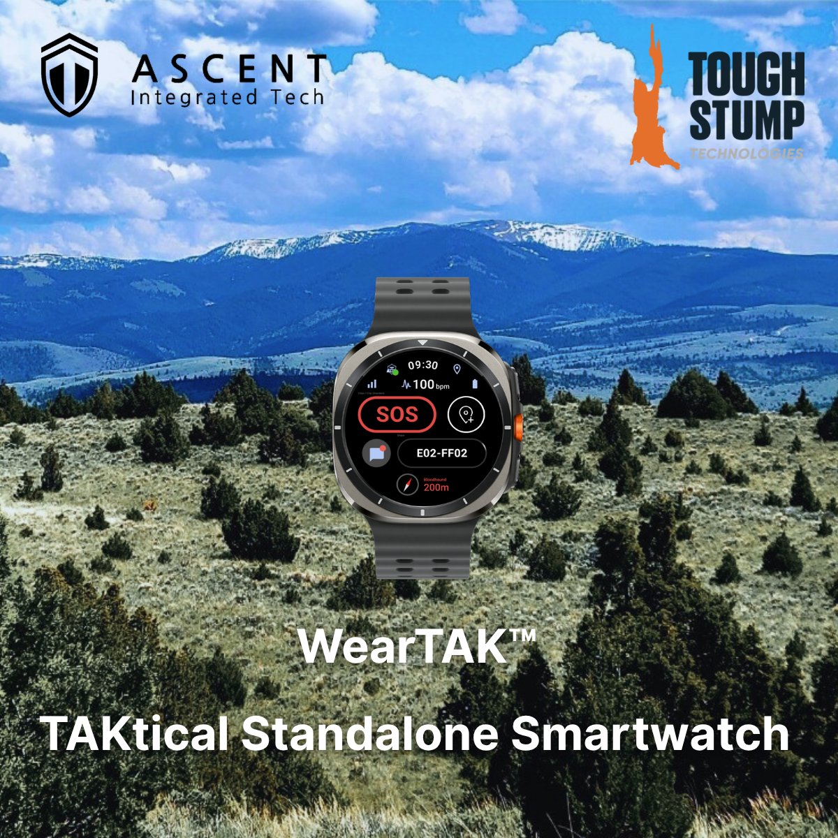 Ascent is headed to the Tough Stump Rodeo, a hands-on event where we’ll put WearTAK through its paces. 

WearTAK is a tactical tool that equips operators with new capabilities to the operator on the edge through a rugged, standalone smartwatch.

See you there