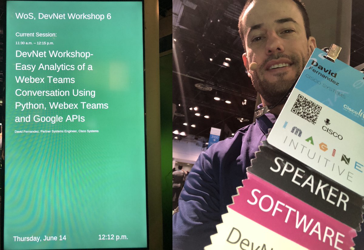 juanda2's tweet photo. @John_Capobianco This hits close to home. Almost exactly 7 years ago, I presented an AI API to get the sentiment of a conversation at Cisco Live Orlando. About 12 people showed up, half of them didn't really "get" AI and I got a low score. It's tough to get a speaker slot again after that. https://t.co/GPEbNvvYB0