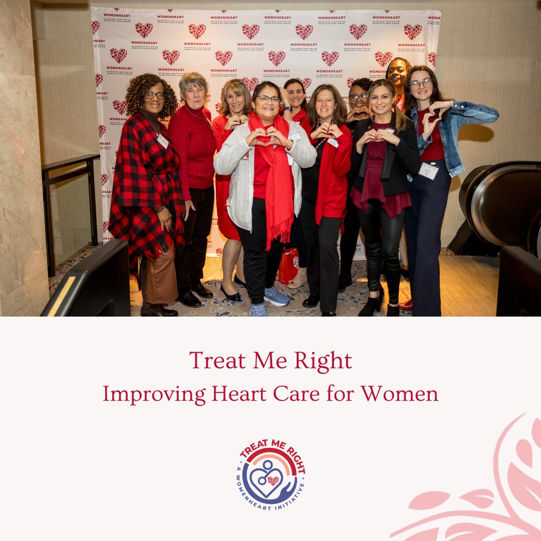 Women’s heart disease is misdiagnosed too often. It's time for change.

WomenHeart’s #TreatMeRight initiative empowers women to demand timely, evidence-based care.

📥 Download the advocacy toolkit &amp; take action now: womenheart.org/treat-me-right

#HeartHealth #WomenHeart #Misdiagnosed