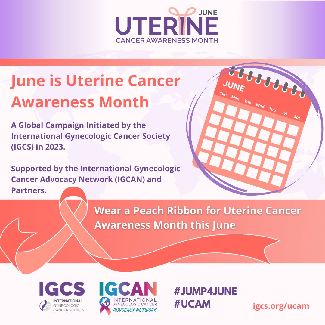 June = Uterine Cancer Awareness Month. Faeth is proud to support <a href="/IGCSociety/">IGCS</a> to raise awareness, share stories, and promote action. 
💬 Like + share our posts
 ✍️ Sign the pledge: igcs.org/ucam-pledge
 📸 Use the #Jump4June profile frame
Let’s spread the word. #Jump4June
