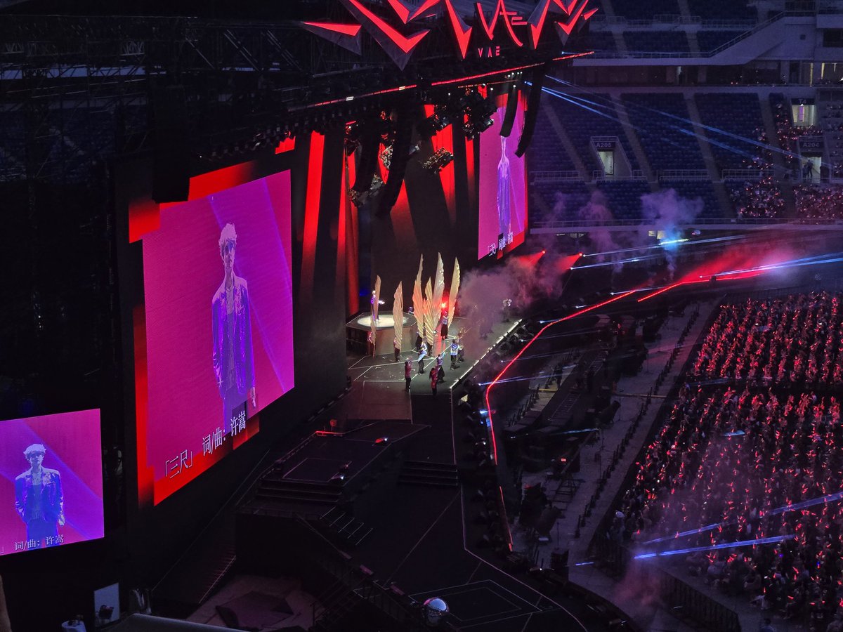 在许嵩演唱会抓了一只🔒🐶