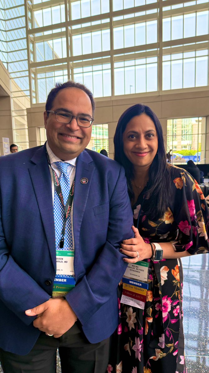 👉👉👉So happy to catch up with my childhood family friend &amp; <a href="/ASCO/">ASCO</a> superstar Dr <a href="/ndenduluri1/">Neelima Denduluri</a> at #ASCO25 !! 🙏
