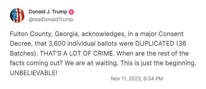 Jeff Fulgham (@jeffmfulgham) on Twitter photo New: Understandably, the <a href="/realDonaldTrump/">Donald J. Trump</a> Admin usually receives Georgia Intel through a GOP chain of command. President Trump and his immediate staff may not be aware that David Cross <a href="/GAballots/">David Cross</a>, now running for Chairman of the GAGOP, is the Patriot who discovered and exposed New: Understandably, the <a href="/realDonaldTrump/">Donald J. Trump</a> Admin usually receives Georgia Intel through a GOP chain of command. President Trump and his immediate staff may not be aware that David Cross <a href="/GAballots/">David Cross</a>, now running for Chairman of the GAGOP, is the Patriot who discovered and exposed