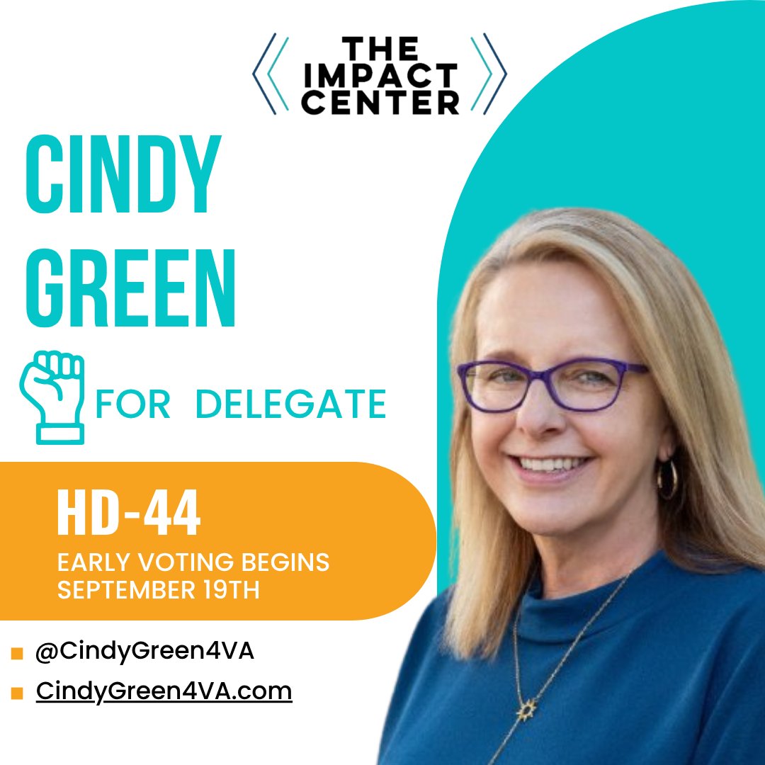 🌟 Candidate Spotlight: Cindy Green (@cindygreen4va)

She’s a mom, grandma, and lifelong advocate running to flip HD-44 and fight for Southwest VA. Cindy’s all in for reproductive rights, working families &amp; real representation.

🔗 cindygreen4va.com