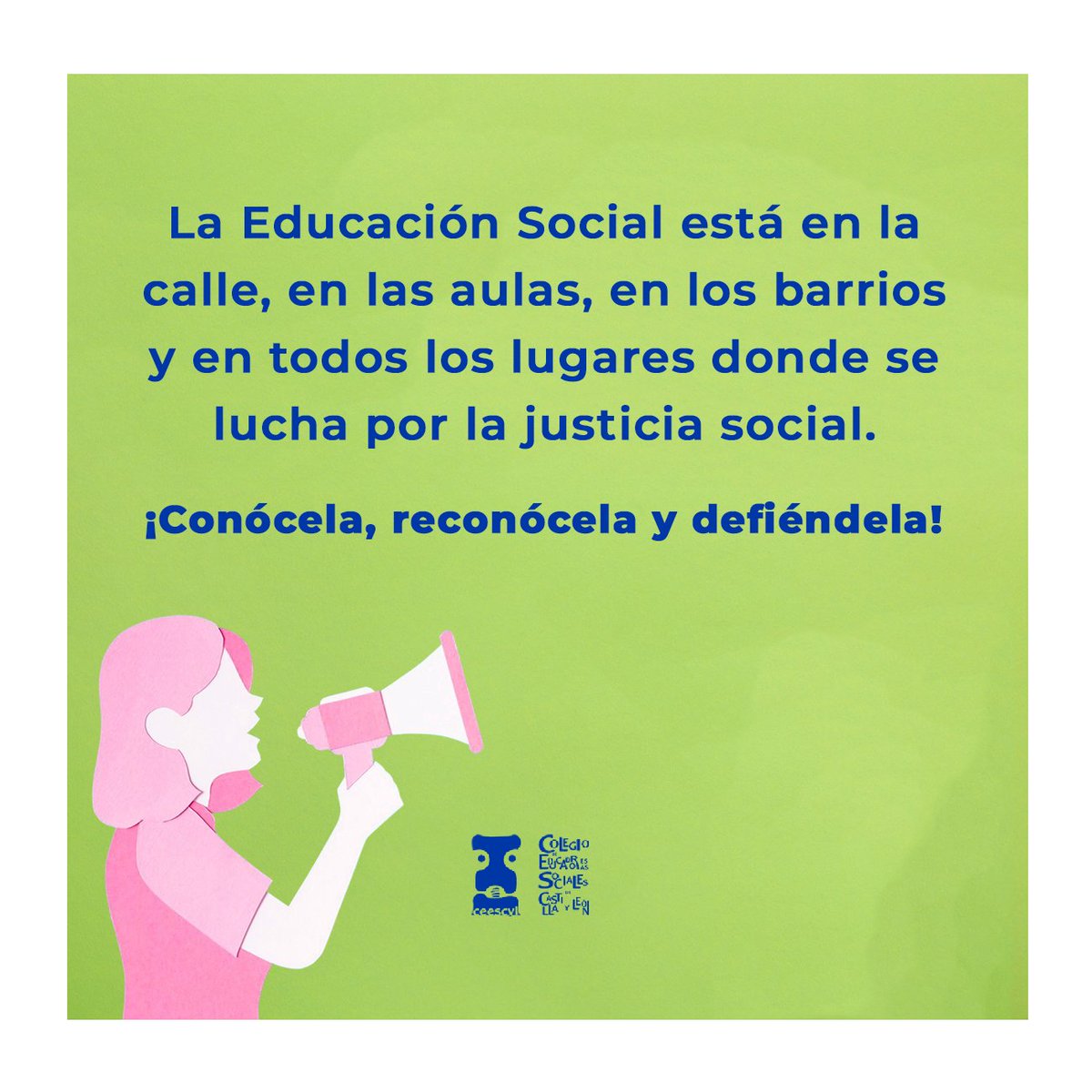 🔍 ¿Sabes en cuántos ámbitos interviene un/a educador/a social?

En CyL estamos presentes en más de 20 espacios: infancia, mayores, exclusión, salud, igualdad, comunidad…

🧭 Descubre dónde y cómo trabajamos desde la Educación Social.

#CEESCYL20Años #EducaciónSocial