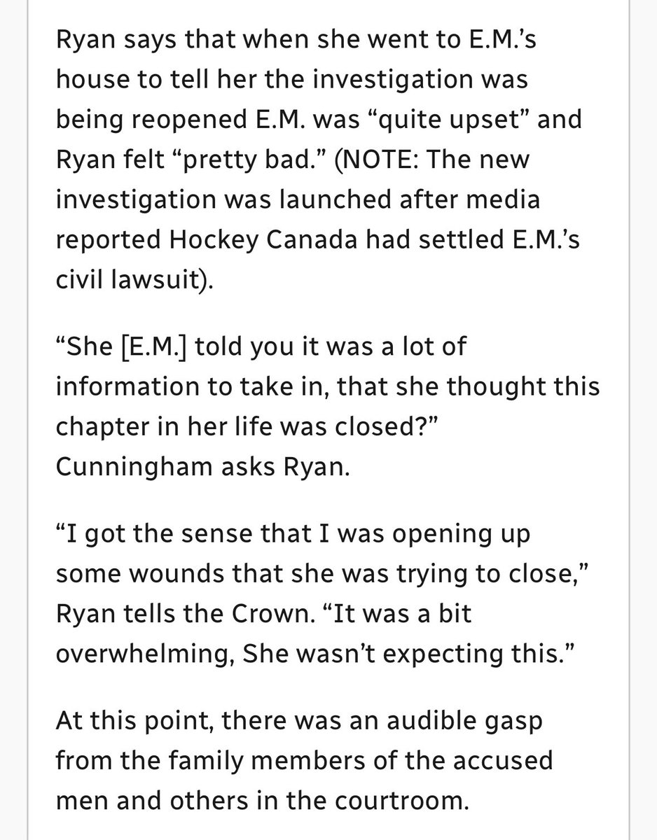 TW SA

I dont ever want to hear the narrative again that somehow EM is lying for attention or trying to destroy the accused’s lives