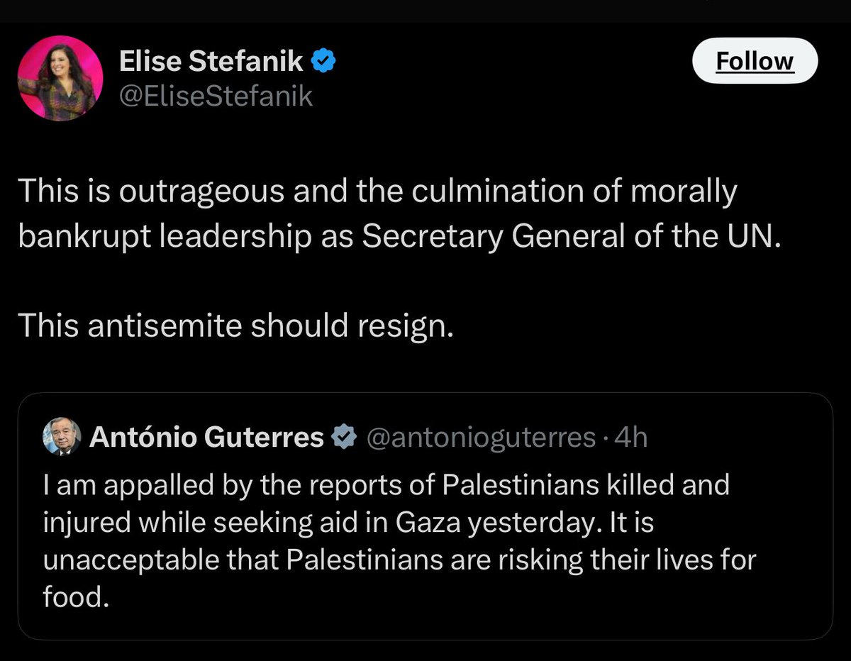 This bitch just said it was antisemitic to say Palestinians shouldn’t face death for trying to access food. 

The moral and ethical rot that permeates the very souls of our elected officials is the greatest threat our country faces.