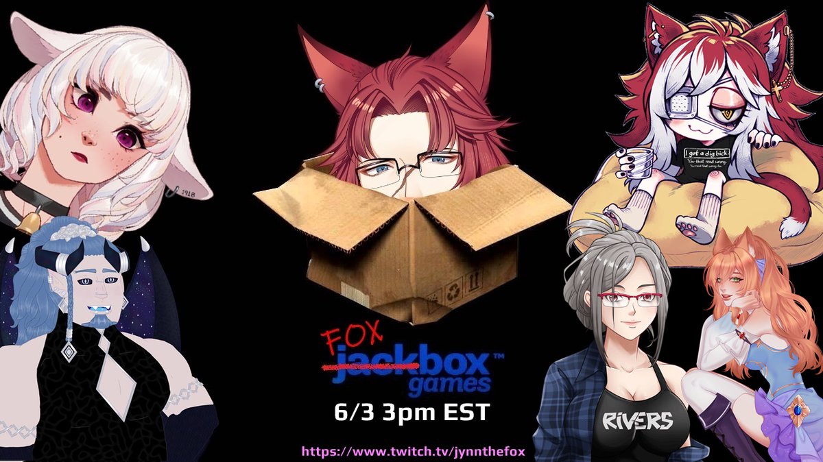 Jynn Kitsumoto ~ ENVTuber ~ un-Retired (@jynnthefox) on Twitter photo Tune in tomorrow @ 3pm EST for some of the most chaotic s#!t you've ever seen! You're not gonna wanna miss this one!
Featuring my new friends: <a href="/ayanedawn/">Ayane Dawn ποΈ Vtuber Arc</a> <a href="/RiversSonic/">π Rivers</a> <a href="/ThornVTdragon/">Thorn</a> <a href="/ThatsBoSheep/">π Bo Sheep π</a> and <a href="/KittyMcPancakes/">KittyMcPancakes π₯</a> ! Tune in tomorrow @ 3pm EST for some of the most chaotic s#!t you've ever seen! You're not gonna wanna miss this one!
Featuring my new friends: <a href="/ayanedawn/">Ayane Dawn ποΈ Vtuber Arc</a> <a href="/RiversSonic/">π Rivers</a> <a href="/ThornVTdragon/">Thorn</a> <a href="/ThatsBoSheep/">π Bo Sheep π</a> and <a href="/KittyMcPancakes/">KittyMcPancakes π₯</a> !