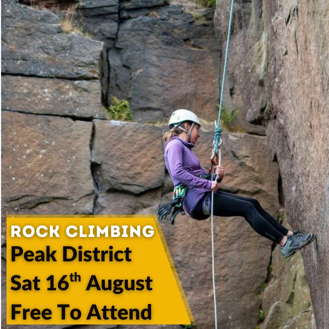 FREE Rock Climbing Taster Day
Join us for a day of outdoor climbing in the Peak District.
This is an ideal opportunity to explore the health benefits of rock climbing
Our events are led by professional outdoor instructors
Tickets are available via Blackdogoutdoors.co.uk
🌍💙🌱