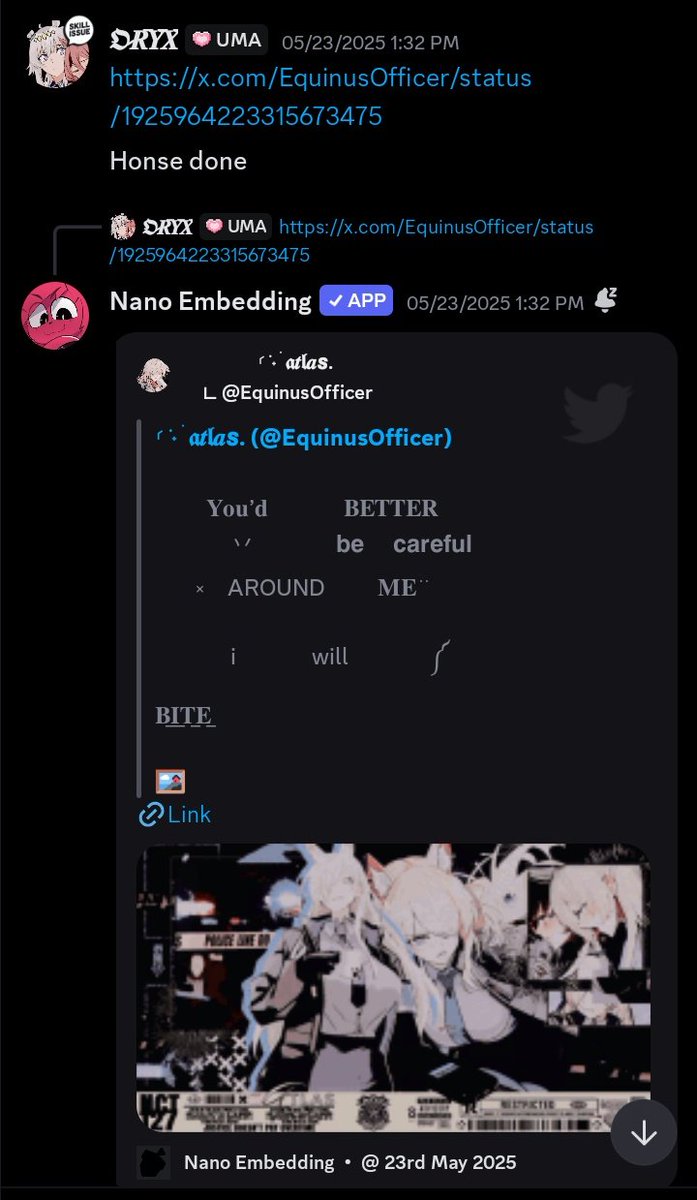 COMMANDMLTDOWN's tweet photo. And before oryx spins the narrative that this isn't him any more.

He states that he made the account in the server. https://t.co/doVLySzn74
