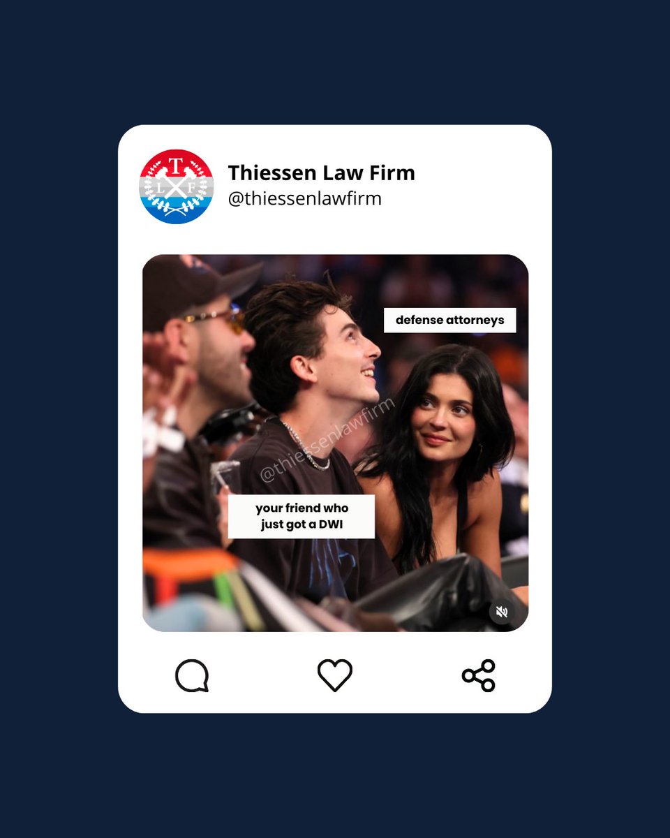 Find someone who looks at you the way defense attorneys look at literally anyone who just got a DWI.