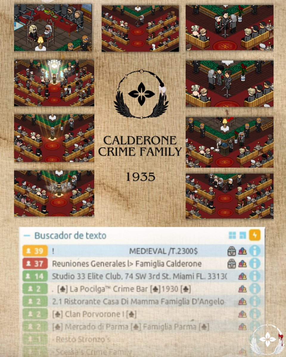 Famiglia Calderone, 1935

La famiglia se reunió. Se alzó a los leales, se recibió a los nuevos. Honor, respeto y tradición marcaron la noche.

𝑳𝒂 𝒍𝒆𝒂𝒍𝒕𝒂 𝒆 𝒍𝒂 𝒇𝒊𝒓𝒎𝒂 𝒅𝒊 𝒖𝒏 𝒖𝒐𝒎𝒐.