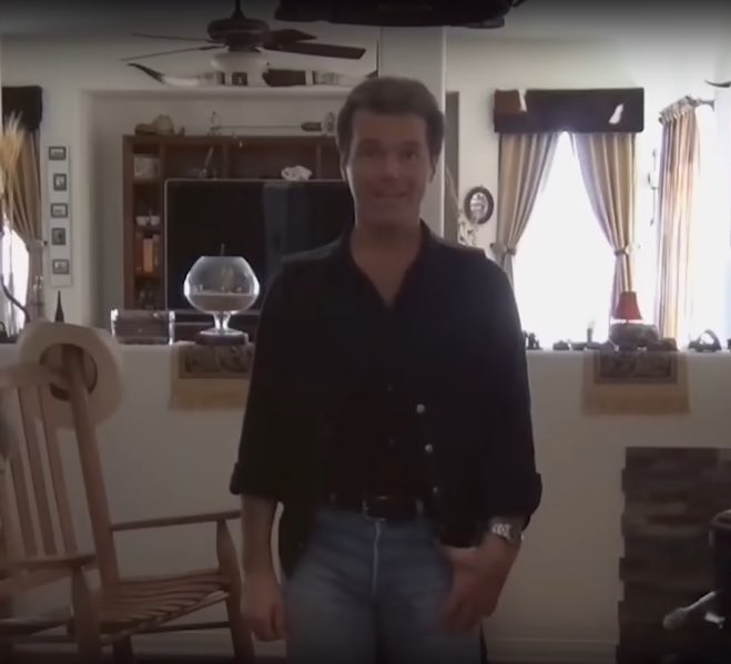 The man who went missing while searching for the mythical M cave looks so much like a younger Leland Palmer and  it's making this mystery so much crazier.