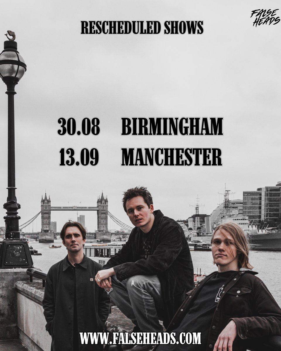 Manchester and Birmingham rescheduled shows.

Thank you all so much for being supportive and understanding. Manchester and Birmingham rescheduled shows.

Tickets bandsintown.com/a/10877782-fal…