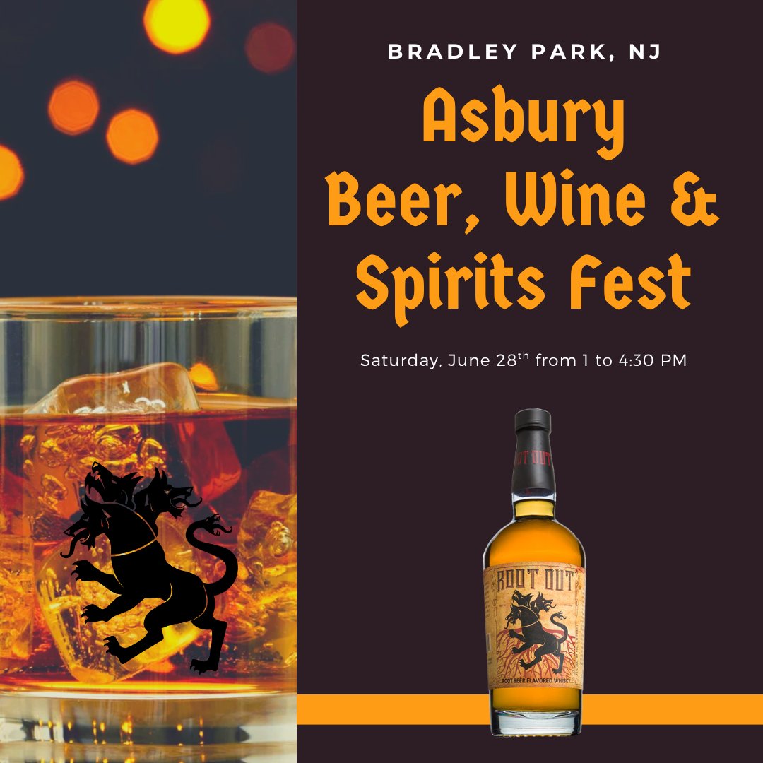 Rootoutwhisky's tweet photo. Join us for Asbury Park Beach Summer Beer, Wine &amp; Spirits Fest on June 28th at Bradley Park
#canadianwhisky #dailydram #whiskyart #whiskyfun #totc #instawhisky #whiskytasting #whiskeytasting #whiskies #whiskys #whiskyphotography #whiskyclub #whiskyfan #whiskybottle #whiskylive https://t.co/ieLX4Pt8l1