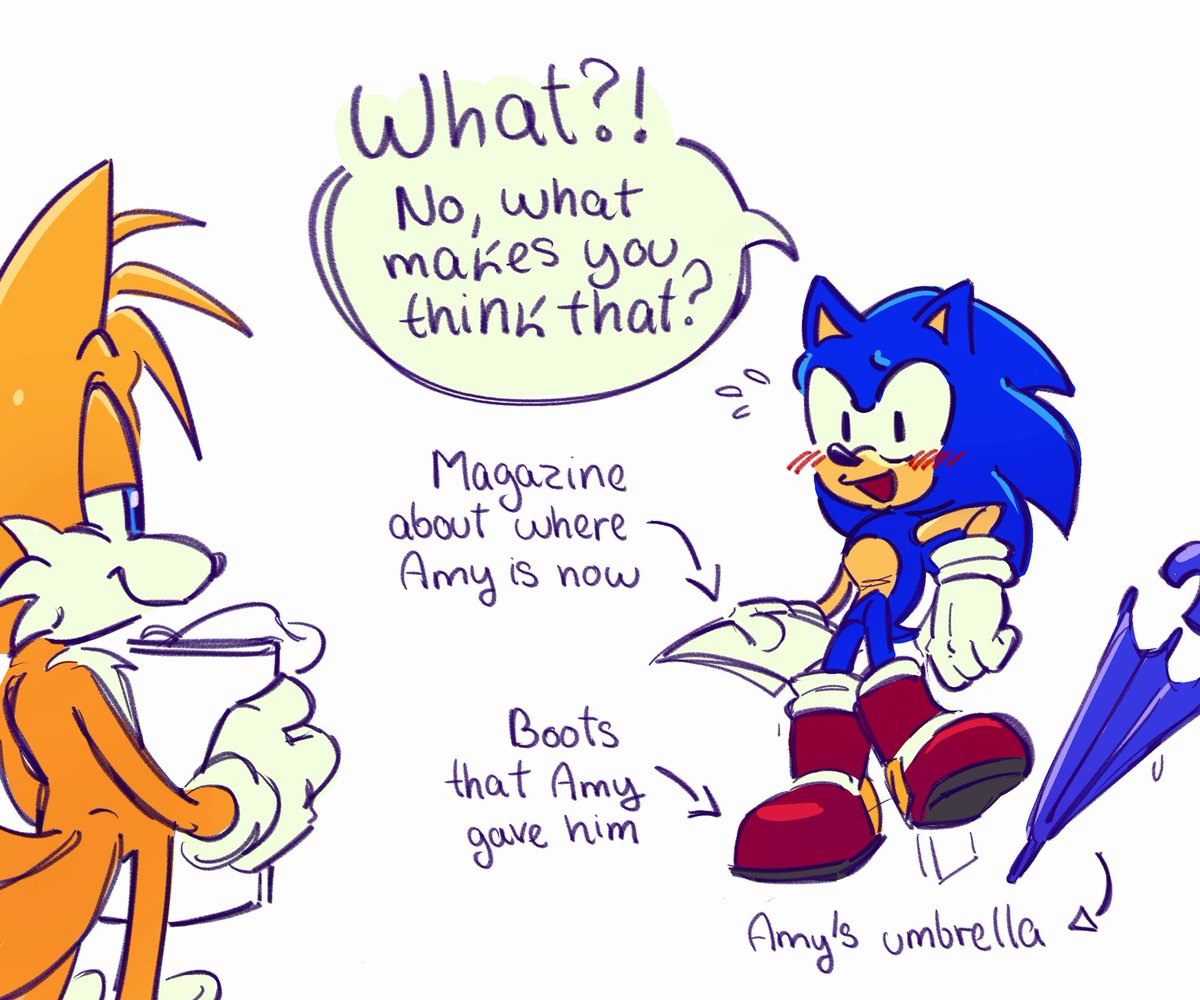 He misses his girlfriend 

#SonicTheHedgehog #Sonamy