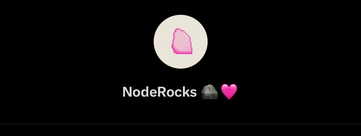 NodeRocks (@n0derocks) on Twitter photo We have a group chat for NodeRocks. 
Drop a 🪨 to join us! We have a group chat for NodeRocks. 
Drop a 🪨 to join us!