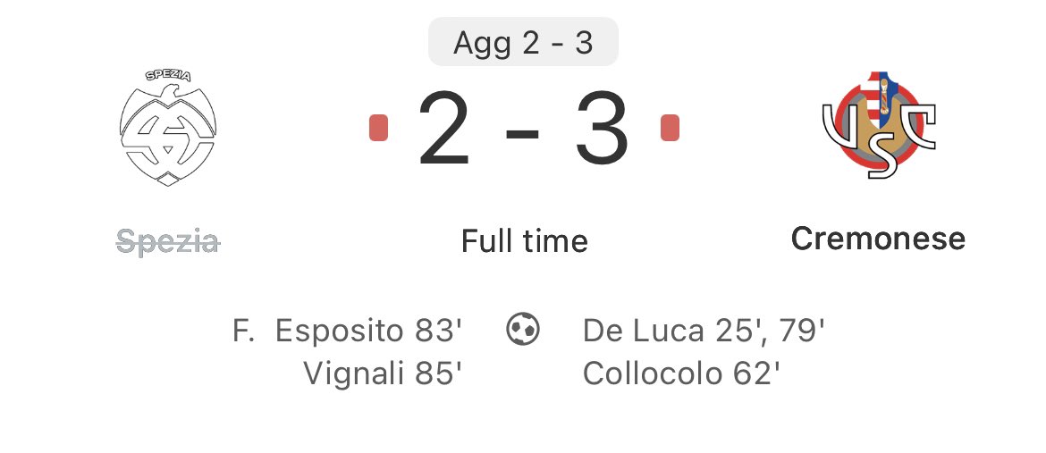 🇮🇹📈 Congratulations to one of our original winless sides <a href="/USCremonese/">U.S. Cremonese</a> who won promotion back to Serie A in yesterday’s Serie B promotion final!

Hopefully we won’t have to mention them again on this page next season!
