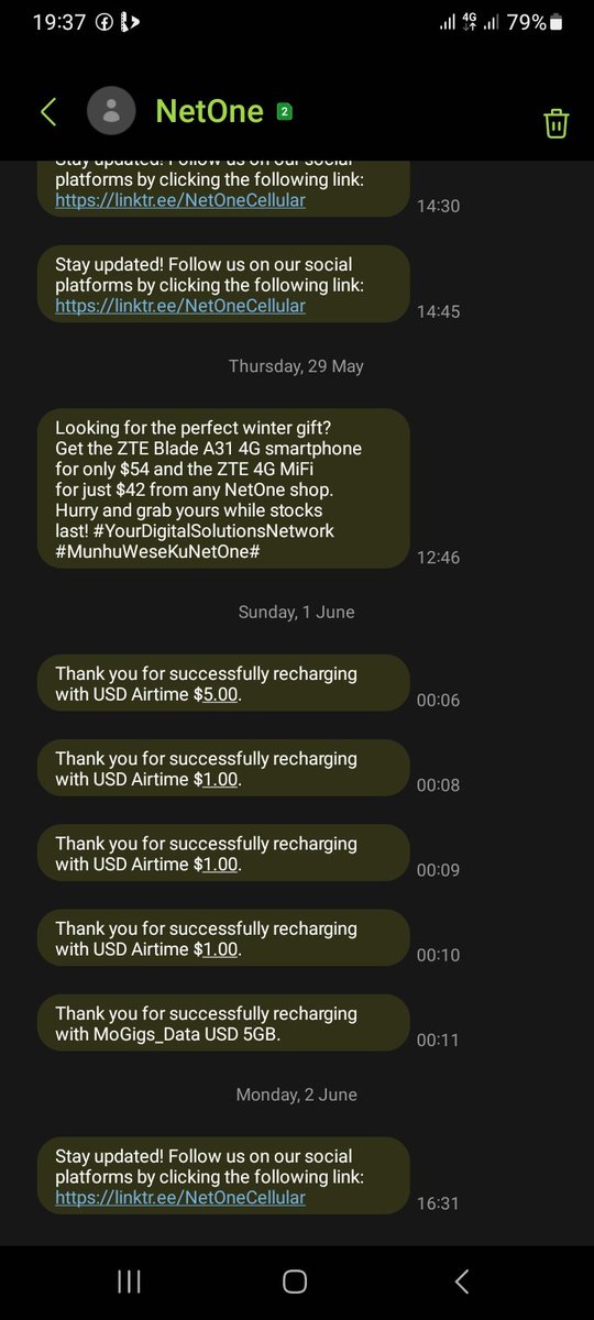 TrillerPaul's tweet photo. Me and net1 over night with my phone off 5 gig gone @NetOneCellular https://t.co/DjDzVmmEQI