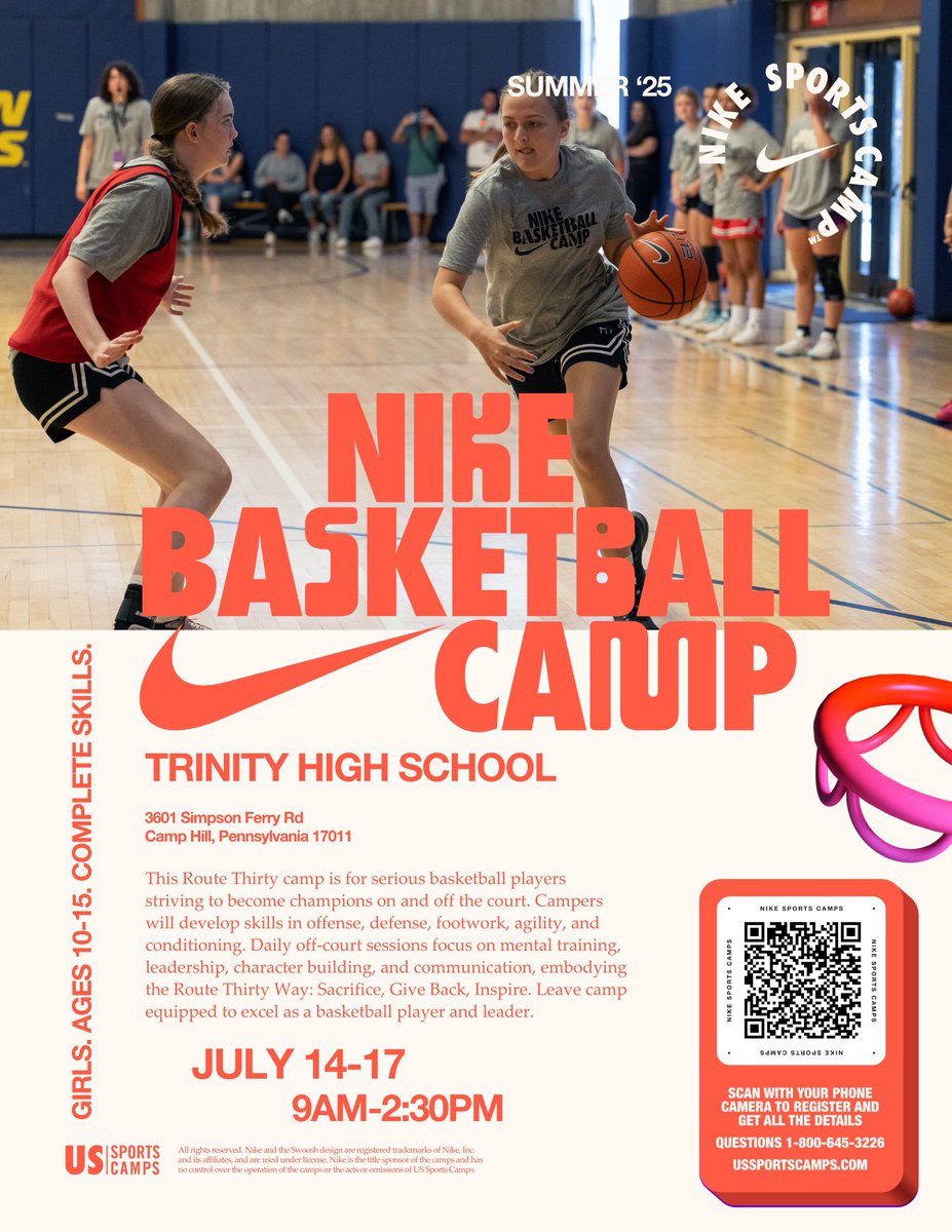 Kelsey Stasyszyn (@kelsey_rx) on Twitter photo Quickly approaching 🏀
Girls and Boys Nike Summer Basketball camps in Pennsylvania‼️
Grades 5 - 9
routethirtyconsulting.com/services-1
<a href="/coachs717/">Joe Stasyszyn</a> <a href="/pg30_Cole/">Norris Cole</a> <a href="/RocksBoysBball/">Trinity Boys Hoops</a> Quickly approaching 🏀
Girls and Boys Nike Summer Basketball camps in Pennsylvania‼️
Grades 5 - 9
routethirtyconsulting.com/services-1
<a href="/coachs717/">Joe Stasyszyn</a> <a href="/pg30_Cole/">Norris Cole</a> <a href="/RocksBoysBball/">Trinity Boys Hoops</a>