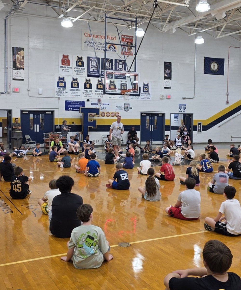 Fairdale Basketball (@fhsbasketball11) on Twitter photo Great 1st day at the Fairdale Basketball Camp! Thanks to <a href="/FCALouisville/">FCA Louisville</a> and Pastor Josh Greene <a href="/pastorjgreene/">Josh Greene</a> for the talk to the campers at the end of the day. Back at it tomorrow at 9 AM. Great 1st day at the Fairdale Basketball Camp! Thanks to <a href="/FCALouisville/">FCA Louisville</a> and Pastor Josh Greene <a href="/pastorjgreene/">Josh Greene</a> for the talk to the campers at the end of the day. Back at it tomorrow at 9 AM.