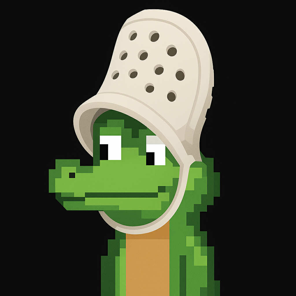 UNDO023's tweet photo. @gmgnai you guys forgot to put $crocs on your logo. https://t.co/XN5cvhhIUV