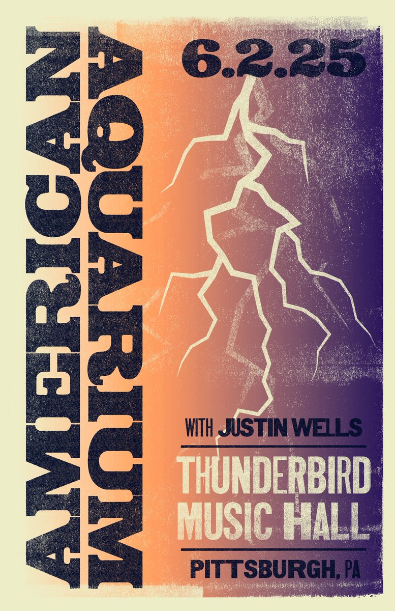 American Aquarium (@usaquarium) on Twitter photo TONIGHT. Pittsburgh,PA. <a href="/TBirdMusicHall/">thunderbirdmusichall</a>. Doors at 7pm. <a href="/JustinWWells/">Justin Wells</a> at 8pm. We hit at 9pm. Let’s get weird on a school night. TONIGHT. Pittsburgh,PA. <a href="/TBirdMusicHall/">thunderbirdmusichall</a>. Doors at 7pm. <a href="/JustinWWells/">Justin Wells</a> at 8pm. We hit at 9pm. Let’s get weird on a school night.