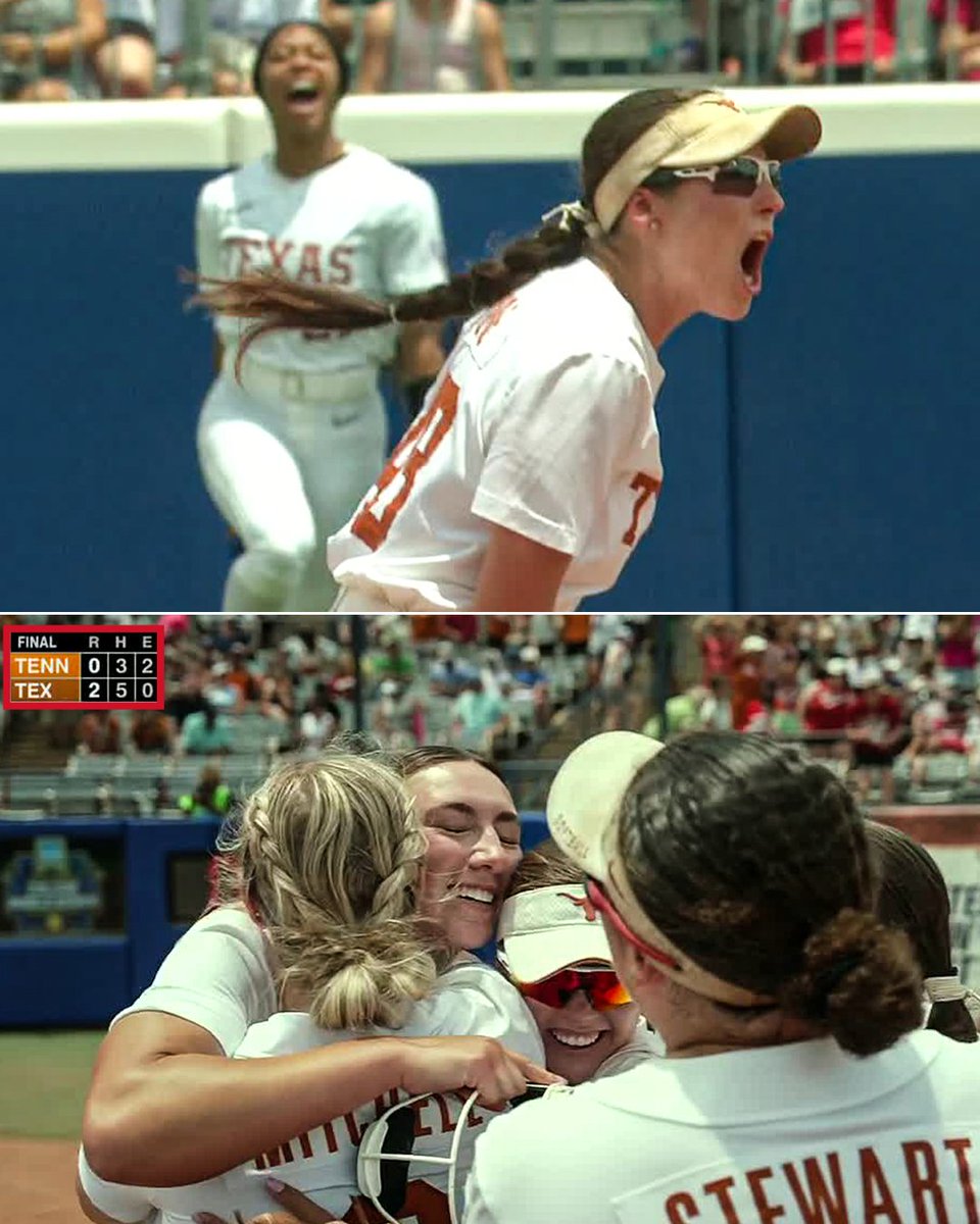 TEXAS ADVANCES TO ITS THIRD WCWS CHAMPIONSHIP IN PROGRAM HSITORY 🤘 

<a href="/TexasSoftball/">Texas Softball</a>