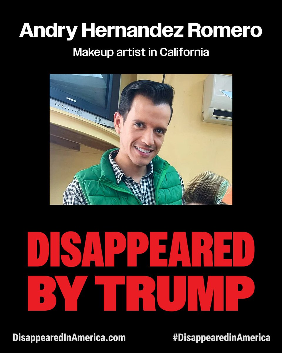 Tattoos are not a crime. Being gay is not a crime. Seeking asylum is not a crime. Why is Andry in a mega-prison in El Salvador? #DisappearedInAmerica #AbductedByTrump

Visit theimmigrationhub.shorthandstories.com/disappeared-in… for more