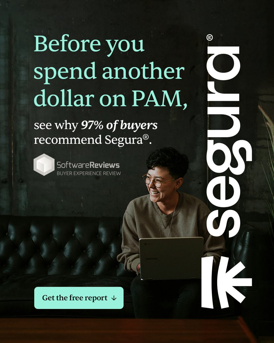 Thinking about your next move in PAM? See why 97% of buyers recommend Segura®—and how you can avoid costly mistakes.

Get all the insights from real user experiences in the latest Buyer Experience Report: hubs.ly/Q03qdmWm0