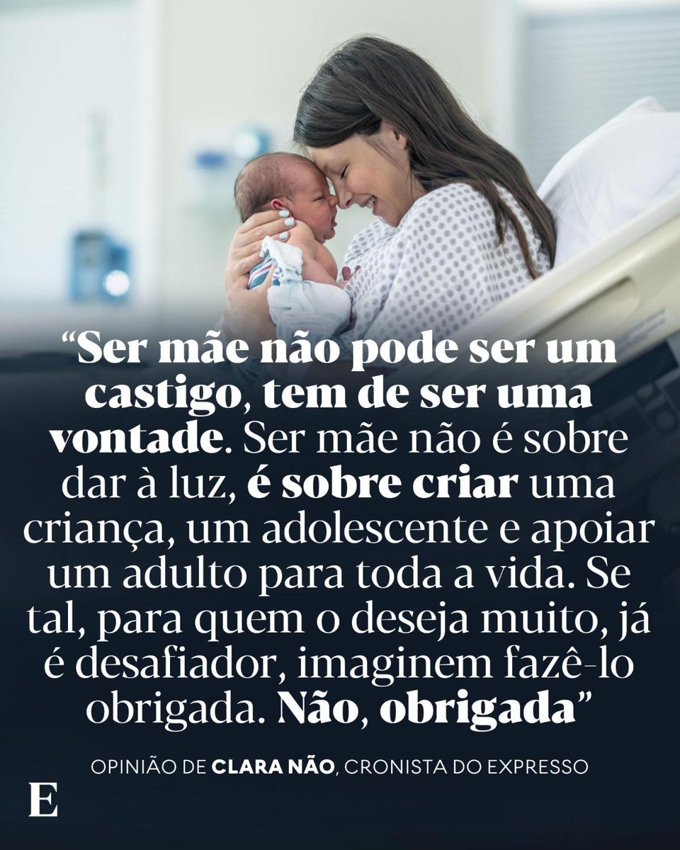 "As pessoas contra o aborto dizem-se pró-vida quando na verdade são anti-escolha". Leia na íntegra a opinião de Clara Não: expresso.pt/geracao-e/2025…