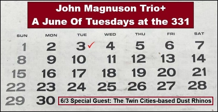 Tuesday night at <a href="/331club/">331 club</a>! The first installment of our June Of Tuesdays residency, with the Twin Cities-based Dust Rhinos.