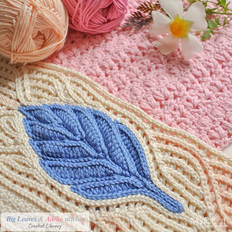 MYpicot's tweet photo. 1⃣🔰Arrowhead slip stitch🌸: Delicate &amp; textured elegance.
2⃣ 🌿Big Leaves🌿: A botanical crochet stitch with lush vibes.
3⃣🌷Adélie stitch: Dense &amp; soft textured fabric.
4⃣ 🌹Rosebud stitch🌹: Openwork textured beauty.
#crochetpatterns #handmadewithlove  #crochetlibrary https://t.co/z5agNaHwh5