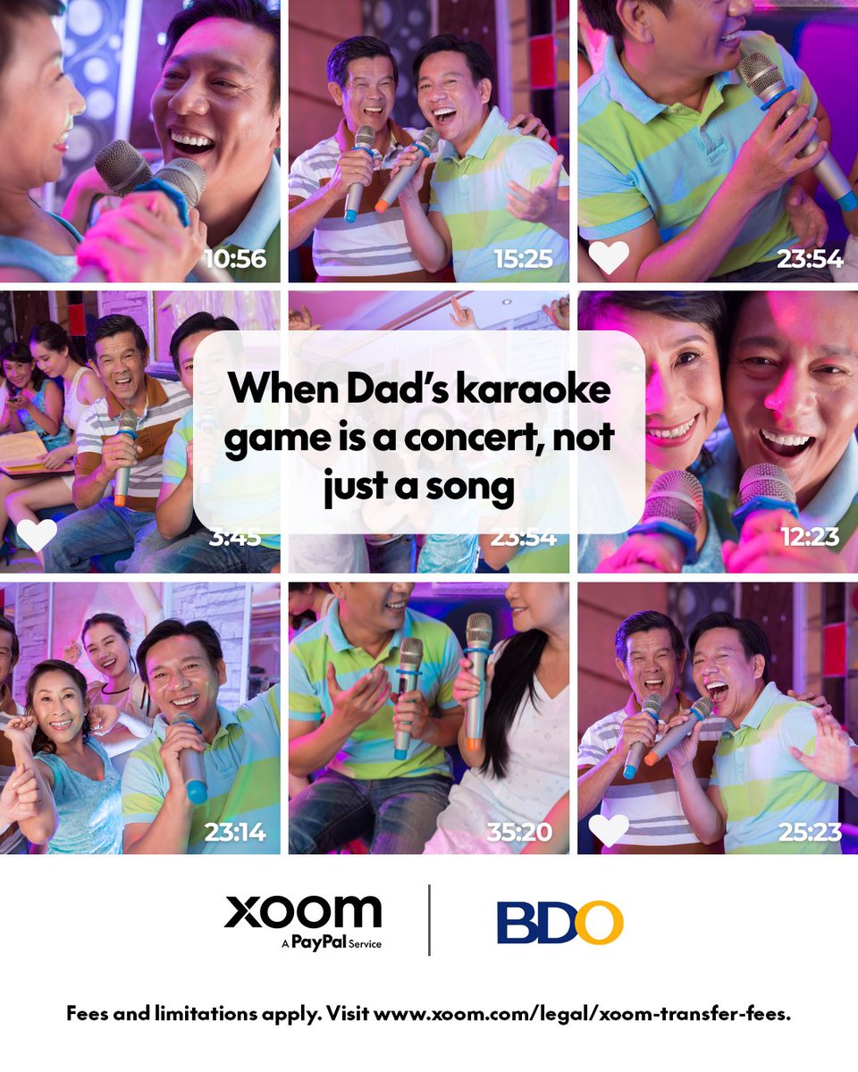 This is your reminder to send Dad’s Father’s Day gift directly to his BDO account.

Fees and limitations apply. Visit xoom.com/legal/xoom-tra….