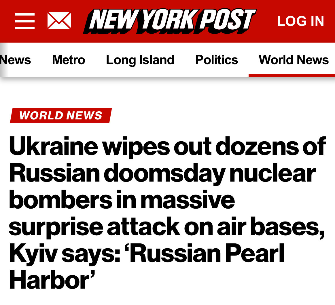 Ukraine is taking the fight against Putin’s brutal invasion into the heart of Russia and degrading strategic air forces that threaten America’s national security. For our security and the security of the Free World, America must continue to stand with Ukraine until the Russian