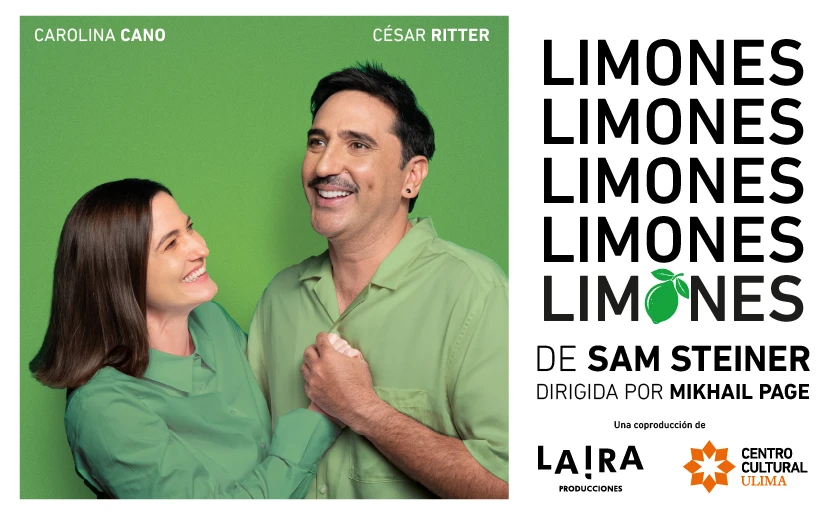 alvarezrodrich's tweet photo. 'Limones, Limones': Linda y tierna historia sobre la evolución de la relación de una pareja magníficamente interpretada por Carolina Cano @carocano y César Ritter @RitterCesar, dirigida por @MikhailPage con una guion estupendo de Sam Steiner. De @IraProducciones en @udelima https://t.co/na1XaajWim