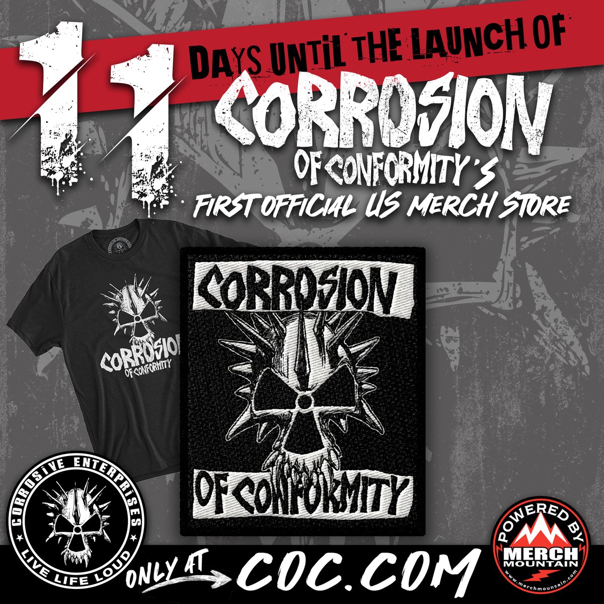 coccabal's tweet image. Official U.S. online Merch Shop launches Friday the 13th !! @MerchMountain