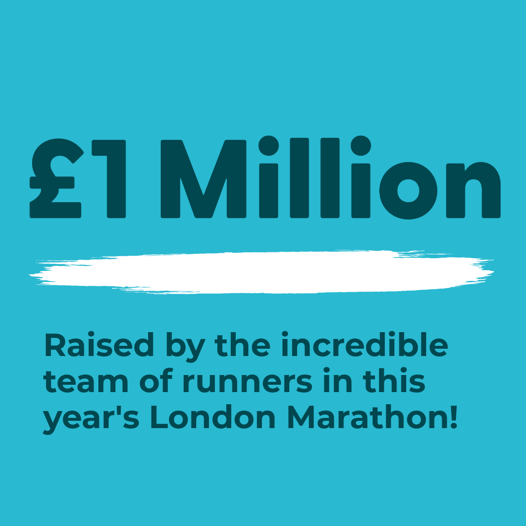 Team Whizz Kidz runners in this year's London Marathon have raised over an incredible £1 million!

From all of us at Whizz Kidz, we'd like to say a heartfelt THANK YOU to everyone who ran for Whizz Kidz, sponsored runners, supported the event and made donations 💛