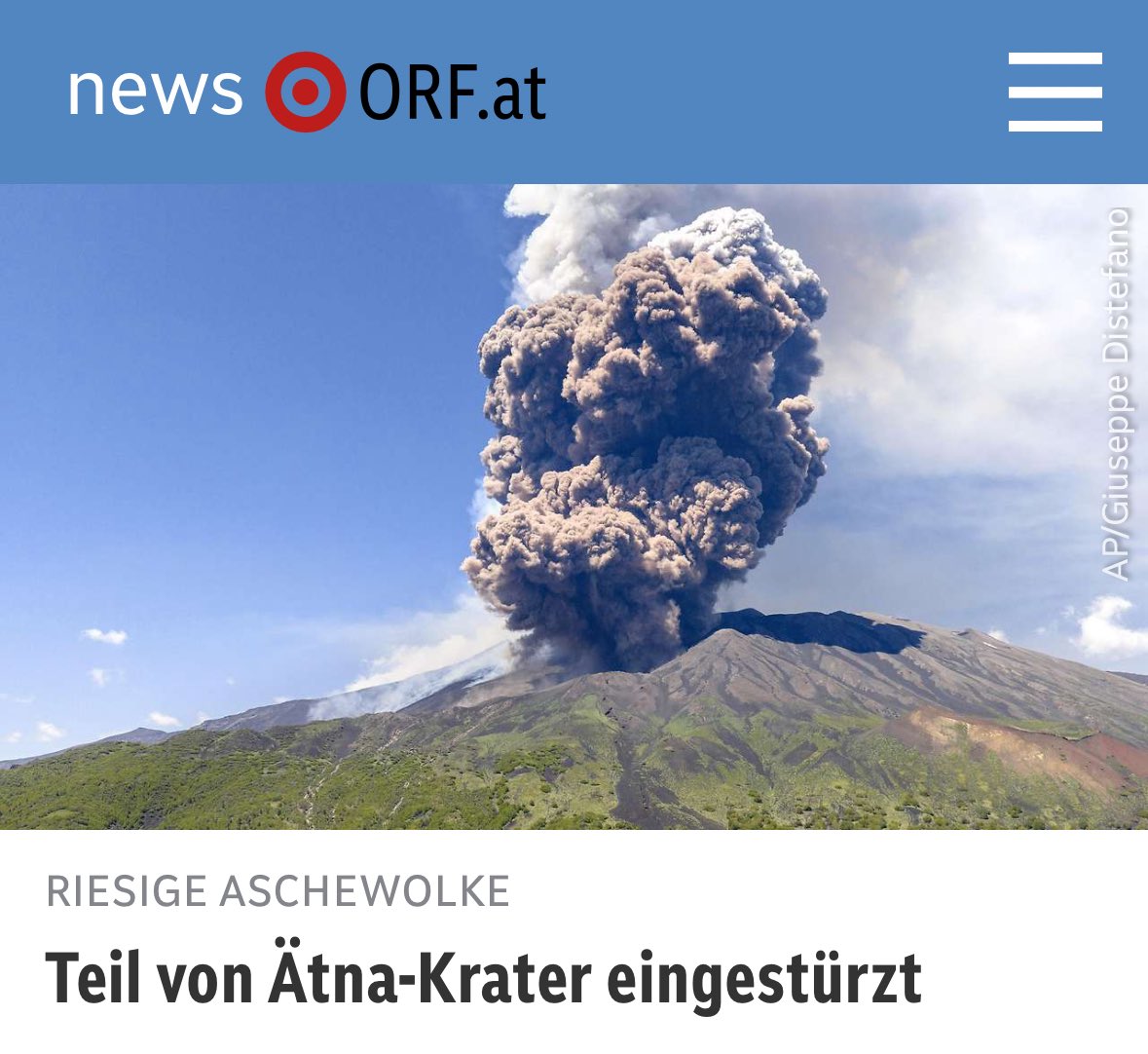 Warum nimmt Ätna keine Rücksicht auf den Klimawandel?