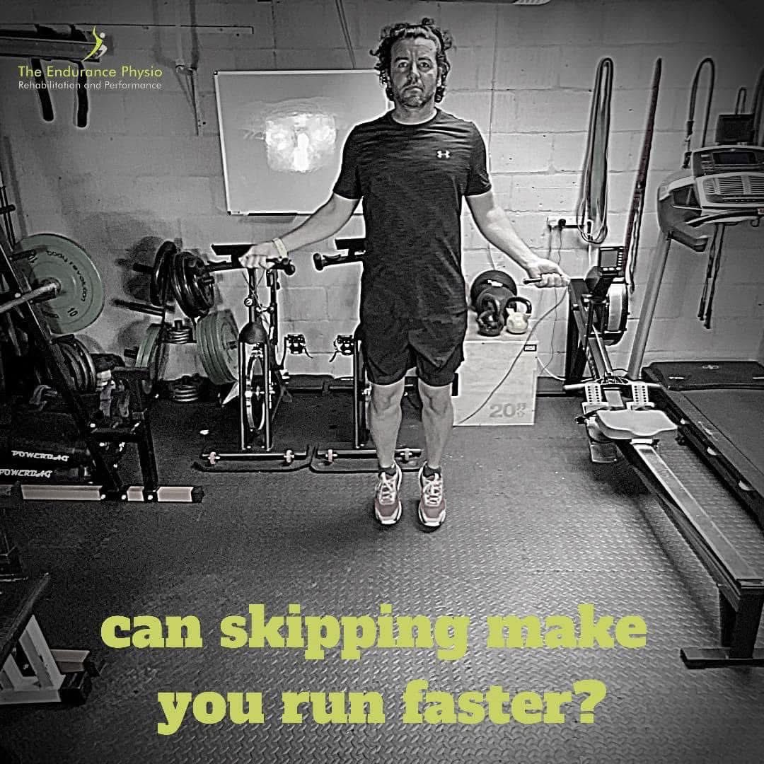 I’ve posted before about the benefits of using skipping as a bridge between injury recovery and a return to running.

This study shows a benefit from skipping as a warm up alternative to improve performance. 

“Compared with a control warm-up routine prior to endurance-running