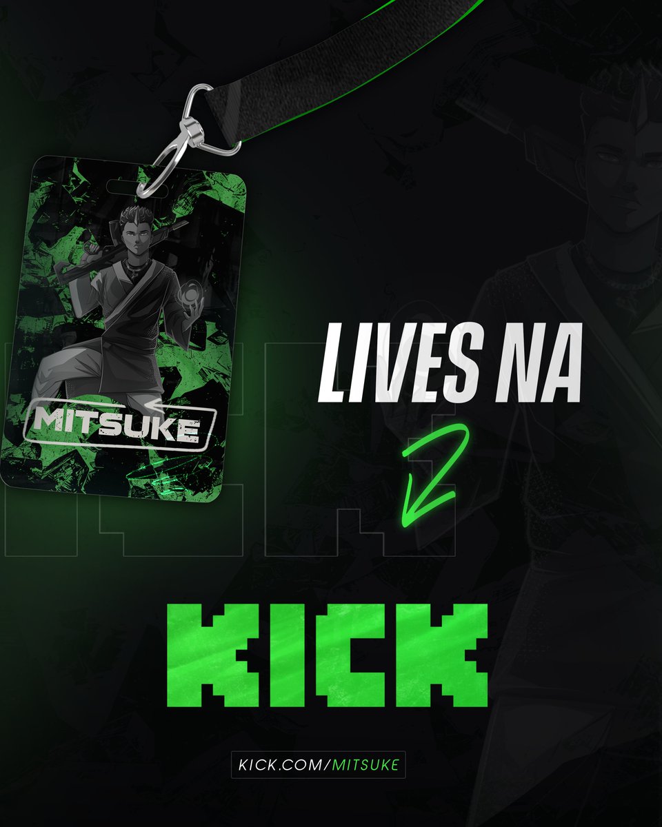 A PARTIR DE HOJE 02/06, LIVES TAMBÉM NA KICK!
kick.com/mitsuke