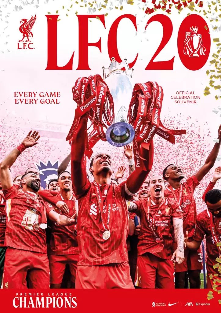 Done a bit on the Reds’ title-winning season: LFC 20. Every game. Every goal. Told across 116 pages (30,000 words) plus analysis of every match from Arne Slot, pundits &amp; press. Out 10th June, pre-orders: <a href="/reach_sport/">Reach Sport</a> reachsportshop.com/special_editio… #LFC #PremierLeague #LFCChampions