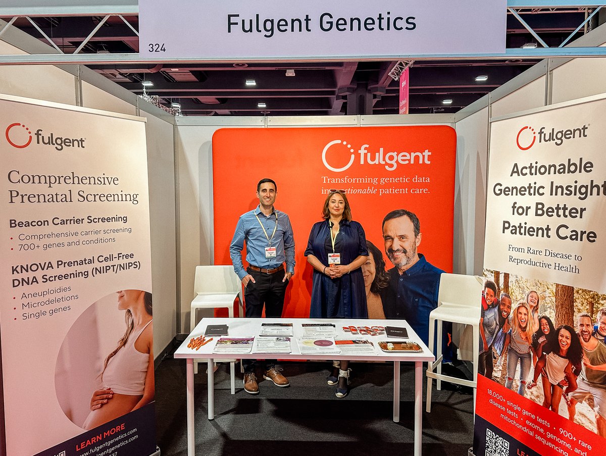 We had many great discussions about genetic testing and family planning at #ESHG2025. If you missed us at the conference, you can download all our handouts from our event page: fulgentgenetics.com/events/eshg2025.