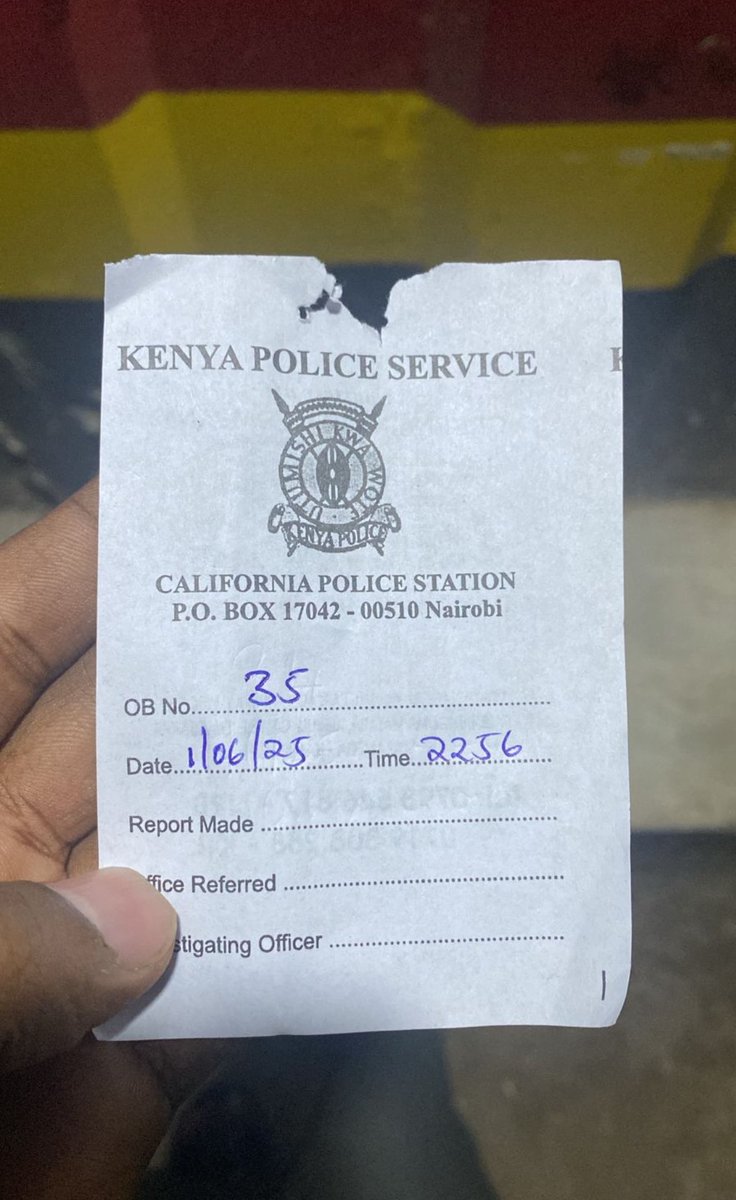 Hello guys. I’m receiving information that Mohammed Noor Osman was abducted yesterday at Eastleigh. What’s this banana republic?