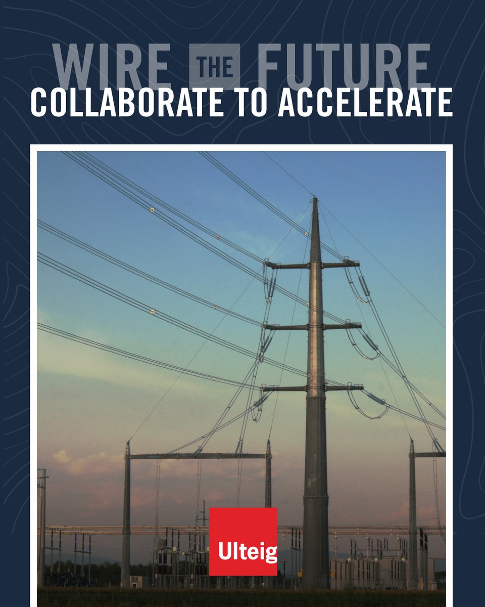By collaborating with industry partners, regulatory bodies and stakeholders, we can truly #WireTheFuture and accelerate #TransmissionExpansion through megaprojects.

Learn more: ulteig.com/wire-the-futur…

#EnergyInfrastructure #GridModernization #SustainableFuture