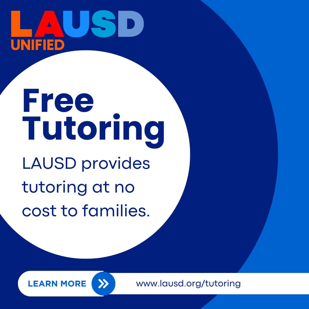 LAUSD_Achieve's tweet image. #tutoringworks #acceleratelearning #launified #beyondlimits